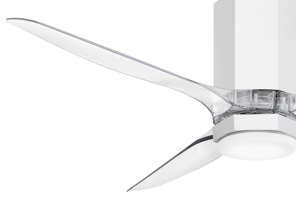 Hinkley Lighting 905852-LDD Facet 52" 3 Blade Indoor / Outdoor - Flat White /