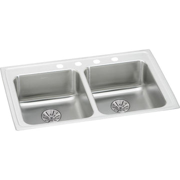 LRAD292265PD4 Lustertone Classic Stainless Steel 29" ADA Sink with Perfect Drain