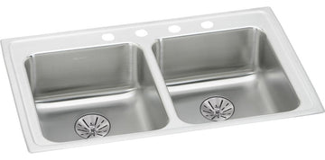 LRAD292265PD4 Lustertone Classic Stainless Steel 29" ADA Sink with Perfect Drain