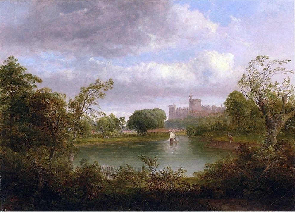 Thomas Doughty Windsor Castle Premium Canvas Print