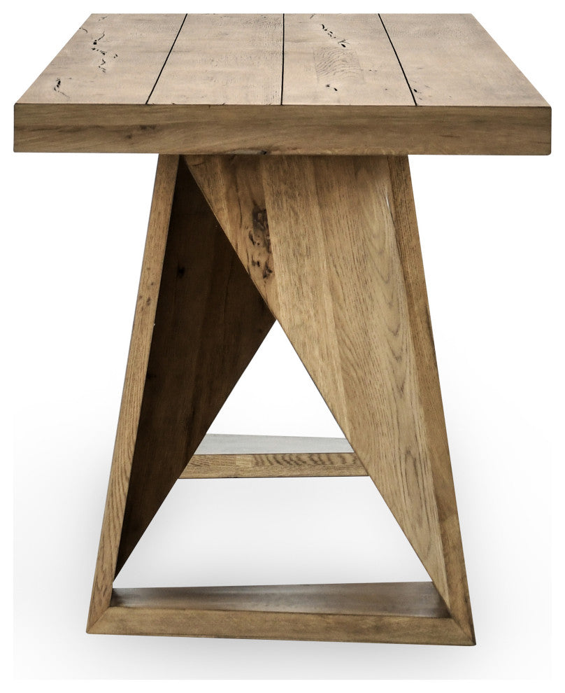 Arleth 94" Oak Console Table, Natural Oak