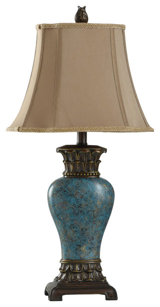 Table Lamp, Blue/Brown/Bronze