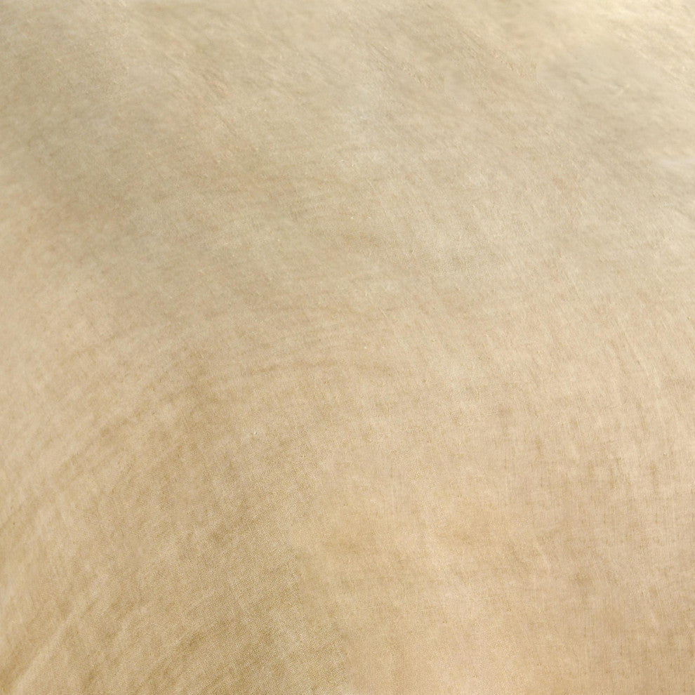 Paloma Hemp Fabric Duvet by Kosas Home, Amber, Queen