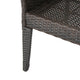 GDF Studio Seawall Outdoor Wicker Dining Chairs, Set of 2
