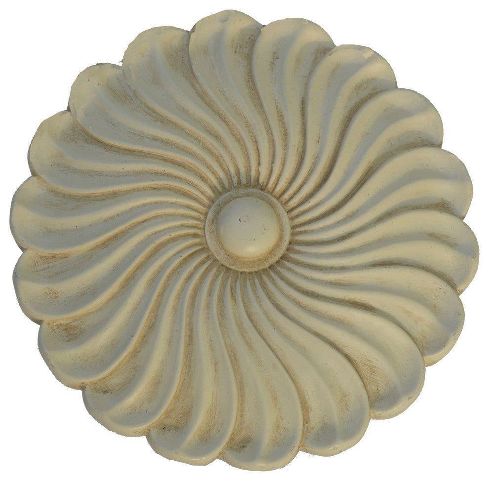 Urbanest Sierra Drapery Medallion, Ivory, Set of 1