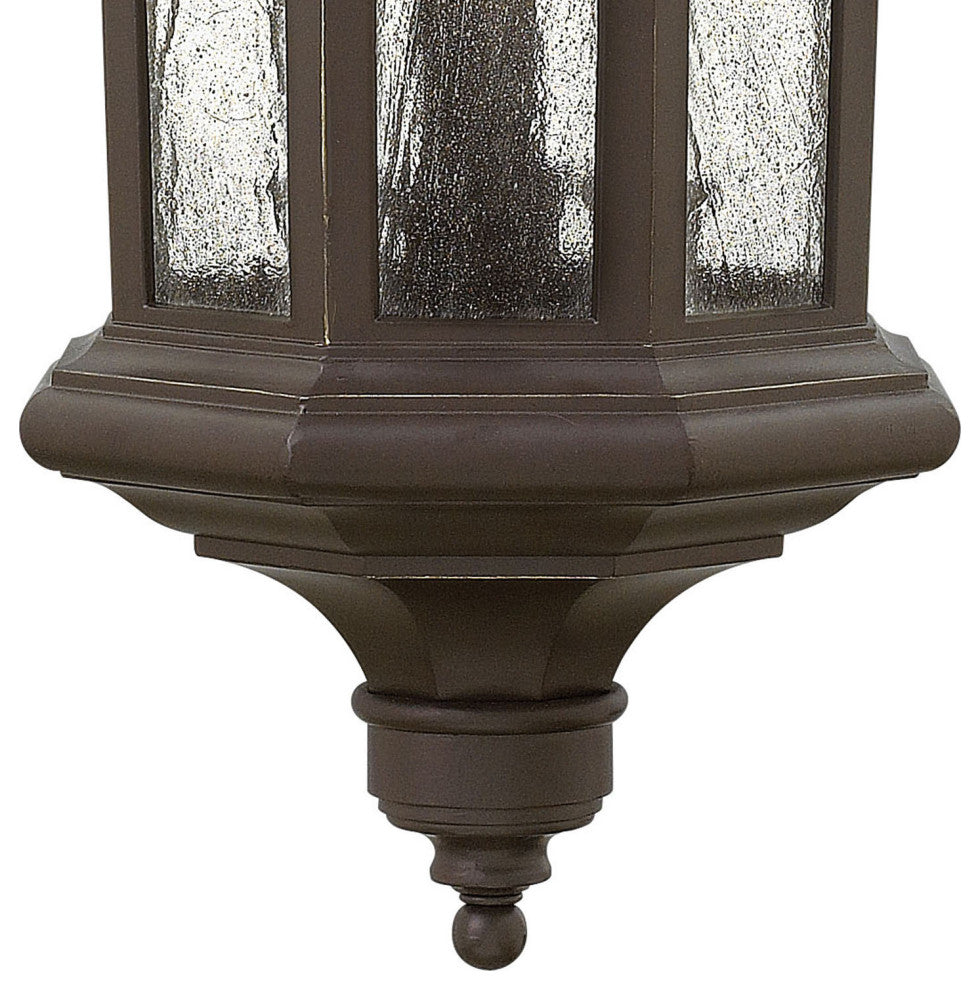 Hinkley Raley Large Hanging Lantern, Oil Rubbed Bronze