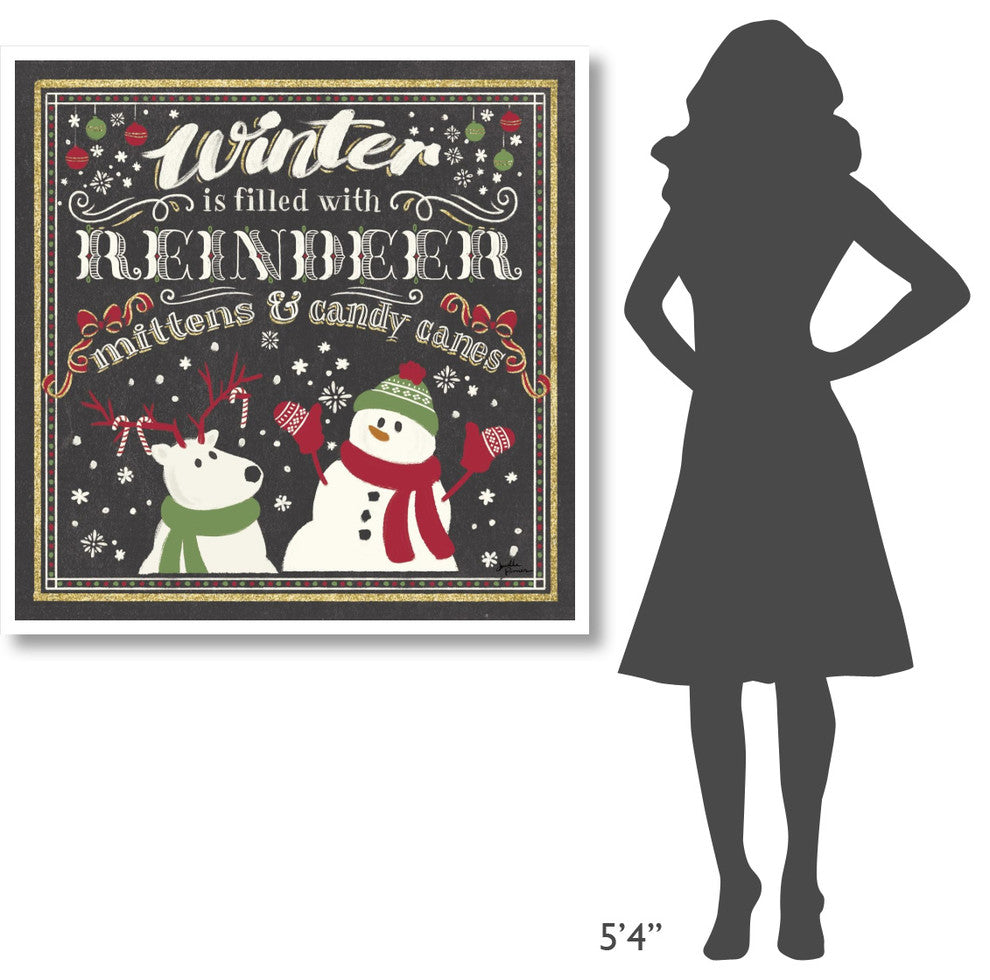 "Winter Wonderland I" Digital Paper Print by Janelle Penner, 42"x42"
