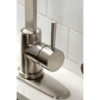 LS8718DLBS Single-Handle Kitchen Faucet With Brass Sprayer, Brushed Nickel