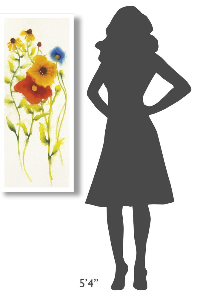 "Americana Meadow V" Digital Paper Print by Shirley Novak, 18"x42"
