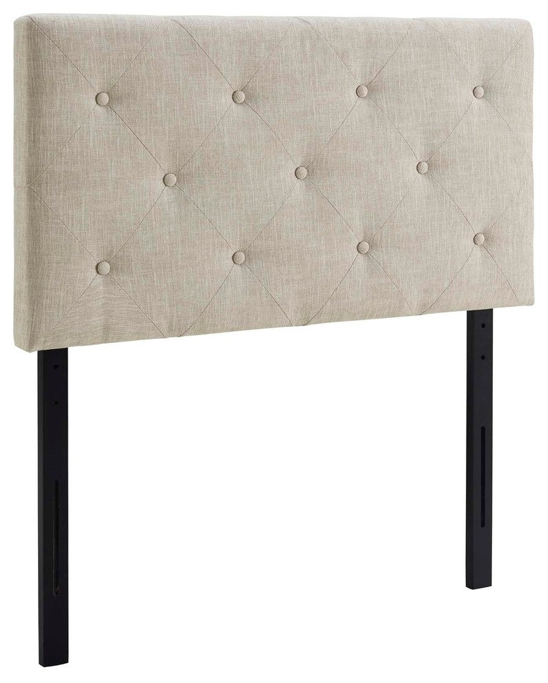 Terisa Twin Upholstered Fabric Headboard