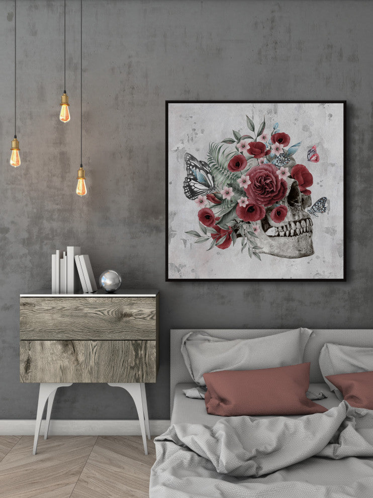 "Time for a Change" Floater Framed Painting Print on Canvas, 20x20