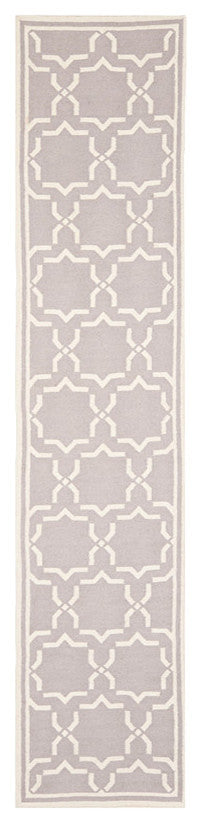 Safavieh Dhurries Dhu545G Gray, Ivory Area Rug