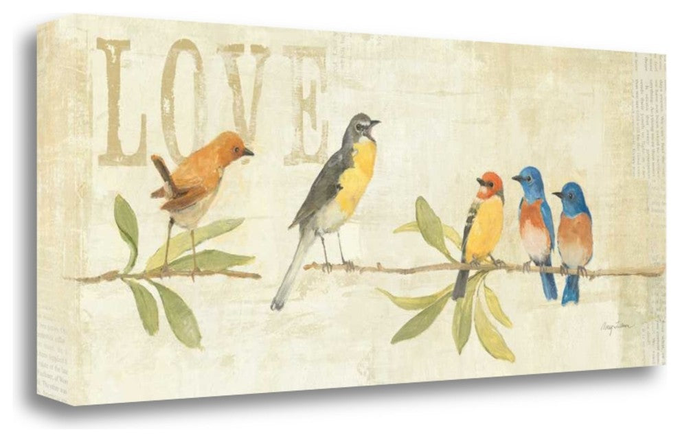 "Adoration Of The Magpie Panel I" By Avery Tillmon, Gallery Wrap Canvas