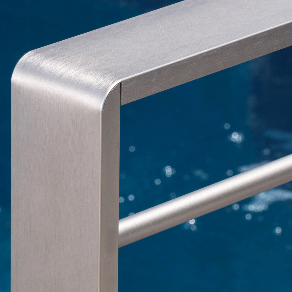 Crested Bay Outdoor Aluminum 4 Seater Chat Set with Sunbrella Cushions, Canvas N