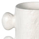 Sanya Metal Vase Small, White