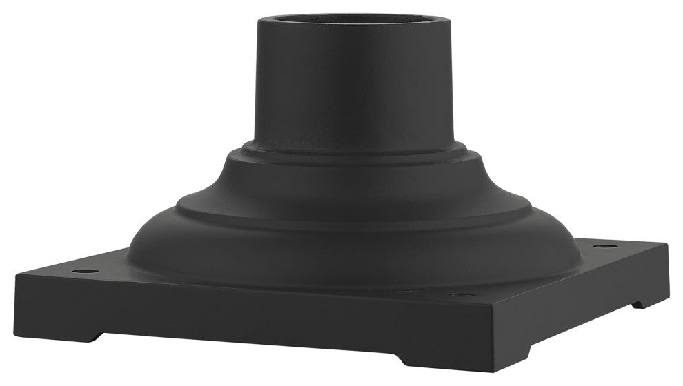 LIVEX LIGHTING 7715-14 Textured Black Pier Mount Adapter