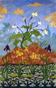 Paul Ranson Four Decorative Panels Wrapped Canvas, 18"x27"
