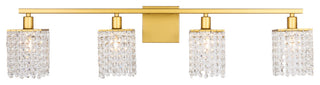 Elegant Lighting LD7012 Phineas 4 Light 36"W Bathroom Vanity - Brass