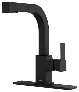 Arkitek 1-Handle Pull-Out Kitchen Faucet, Matte Black