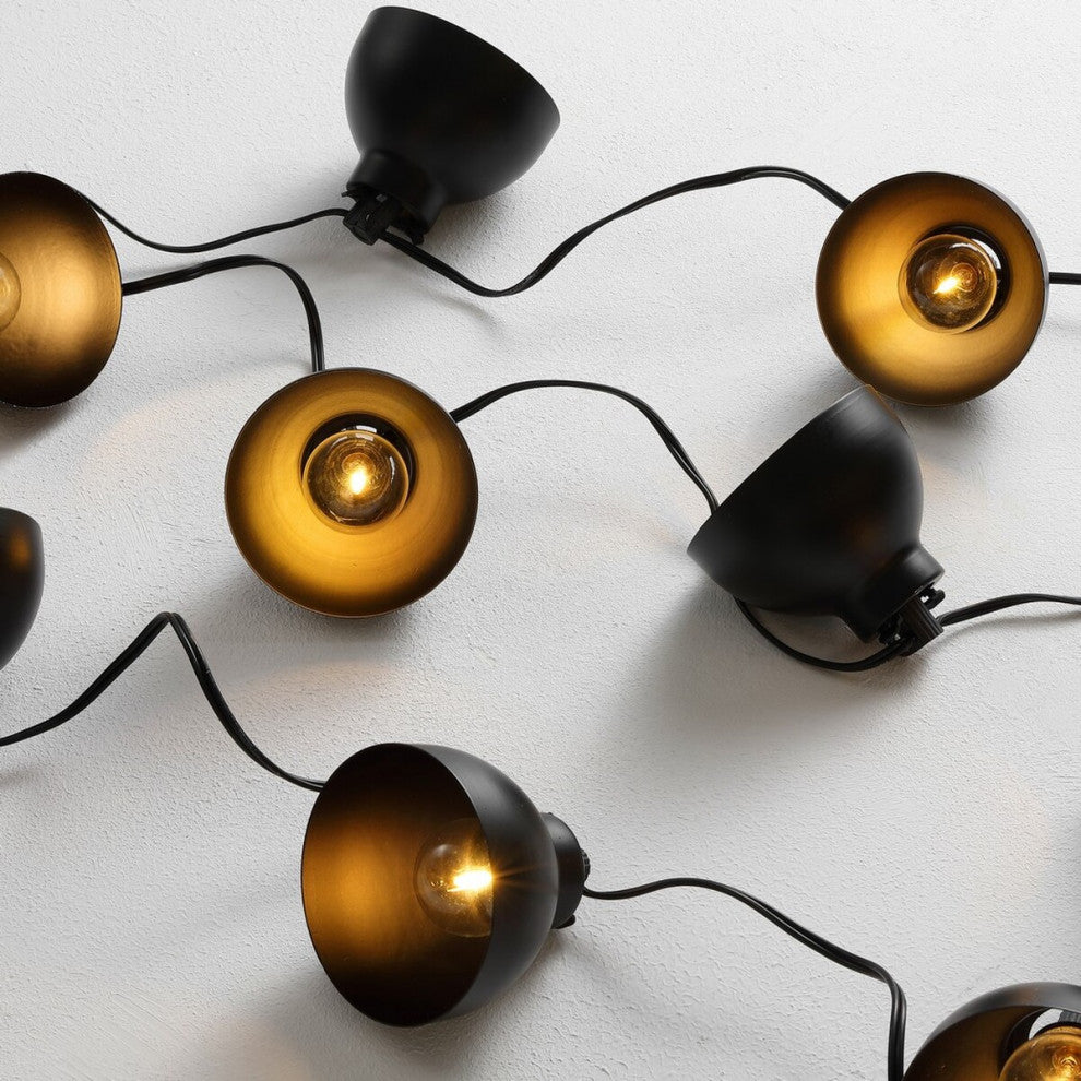 Safavieh Claudie Led Outdoor String Lights Black