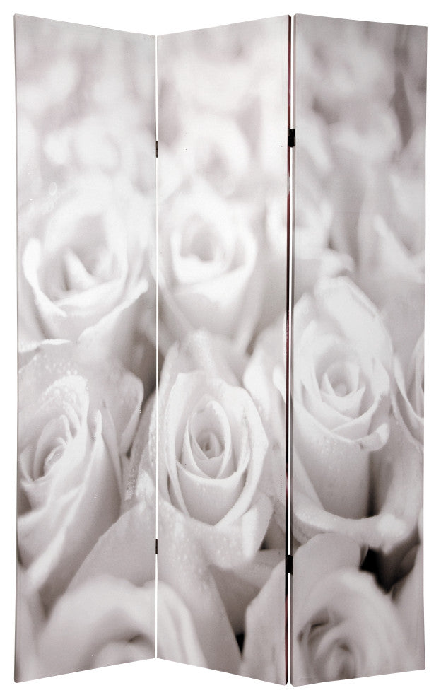 6'' Tall Double Sided Roses Room Divider