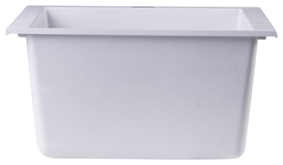 ALFI brand AB1720UM Alfi Trade 16-1/8" Undermount Single Basin - Titanium