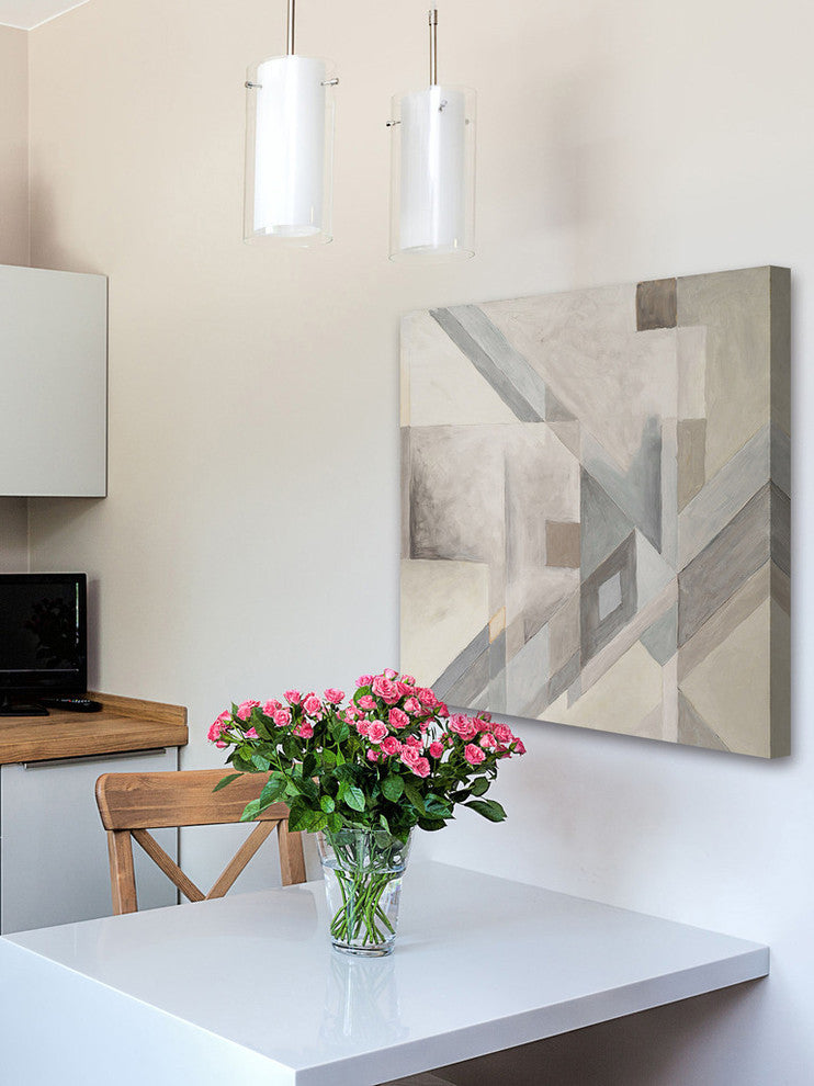 "In Fragments" Painting Print on Wrapped Canvas