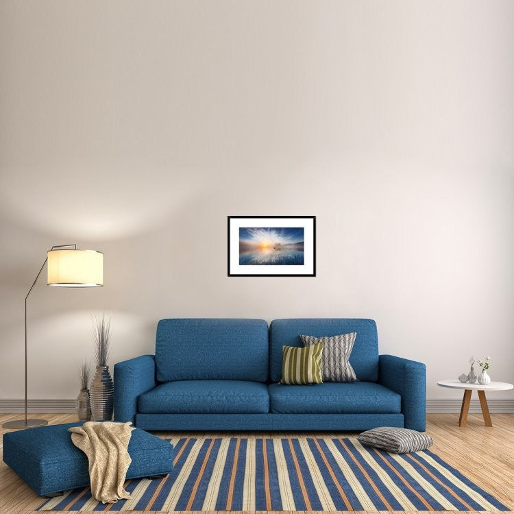 "Reflection" Framed Digital Print by Martin Lutz, 30"x20"