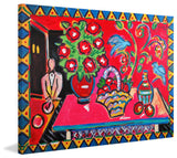 "Felidia" Print on Canvas by Wayne Ensrud