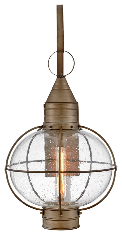 Hinkley Cape Cod 26.75" Large Outdoor Wall Mount Onion Lantern, Burnished Bronze