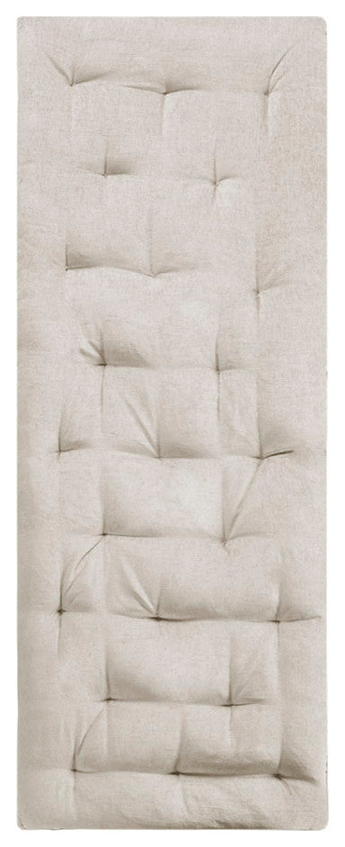 Intelligent Design Edelia Lounge Floor Pillow Cushion, Aqua Blue, Ivory