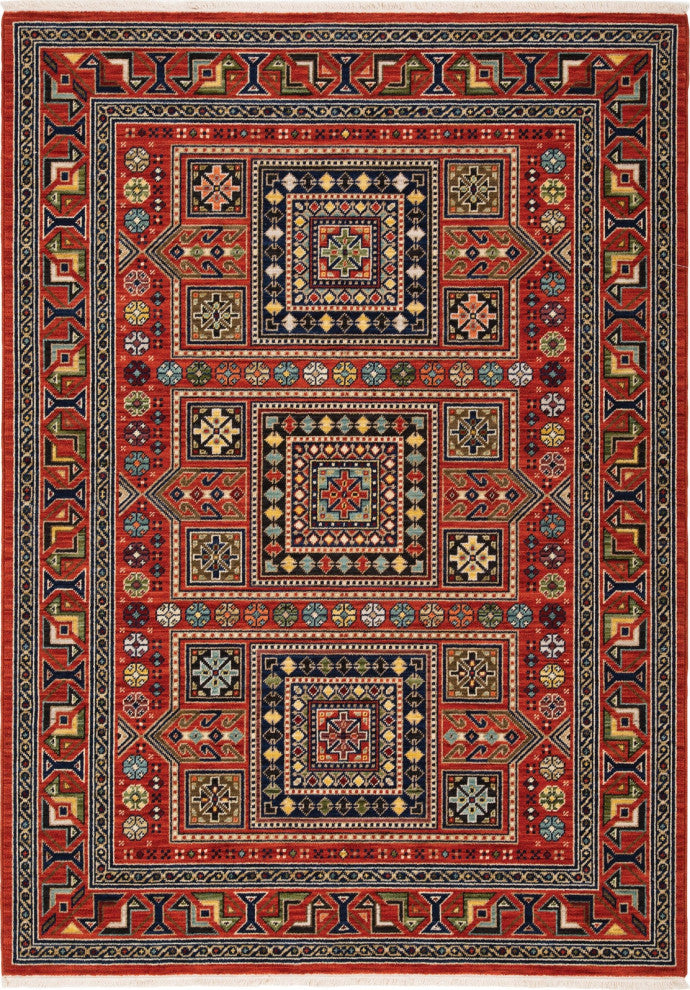 Oriental Weavers Lilihan Indoor Rug Red/ Multi 3'3" X 5'