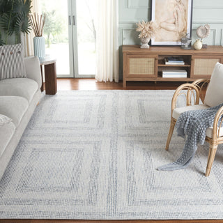 Safavieh Couture Abstract Collection ABT928 Area Rug, Ivory/Blue, 8'x10'