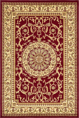 Unique Loom Red Napoleon Versailles 6'x9' Area Rug