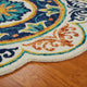 Medallion Flower Area Rug, 6' Round