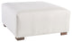 Large Square Cocktail Ottoman, Canvas