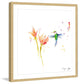 Marmont Hill, "Green Hummingbird" by Maya Gur Framed Painting Print, 18x18