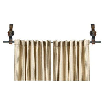 Rail Anchor Curtain Bracket System, Pair