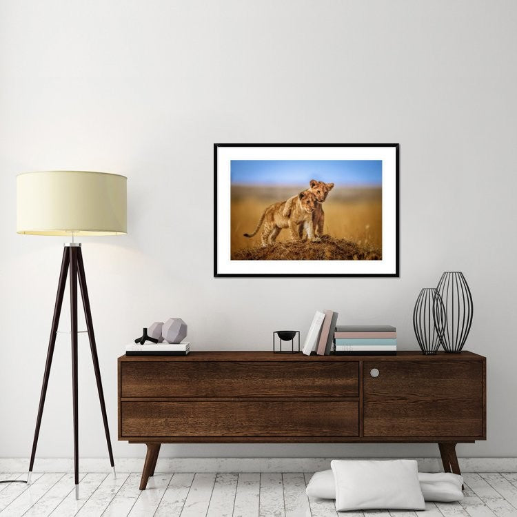 "Brothers For Life" Framed Digital Print by Jeffrey C. Sink, 44x32"
