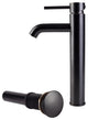 European Vessel Sink Faucet and Drain Set Oil Rubbed Bronze