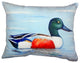 Northern Shoveler No Cord Pillow - Set of Two 16x20