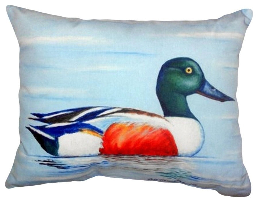 Northern Shoveler No Cord Pillow - Set of Two 16x20