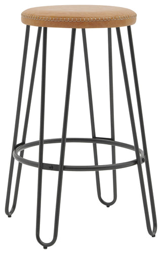 Joe PU Backless Stool, (Set of 2)