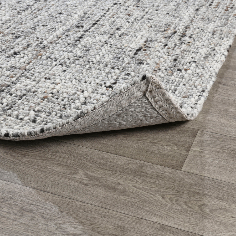 Lynwood Wool Area Rug by Kosas Home, Gray, 9x12