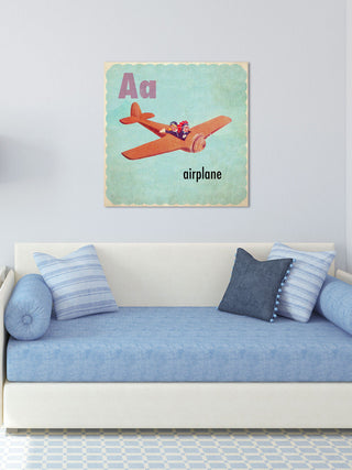 "Airplane" Painting Print on Canvas by Curtis