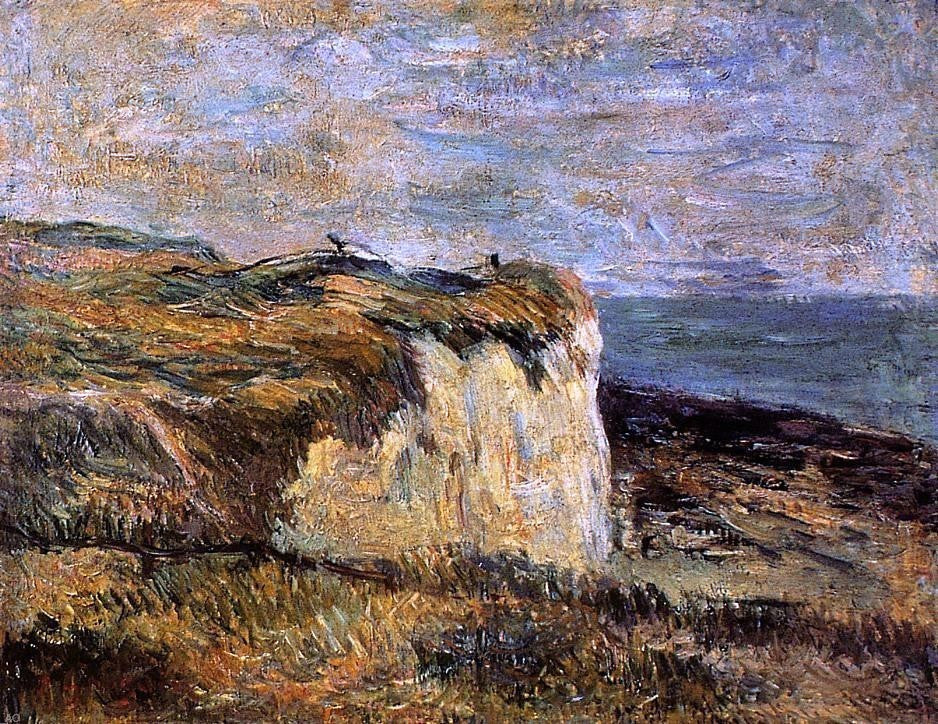 Paul Gauguin Cliff near Dieppe Wall Decal