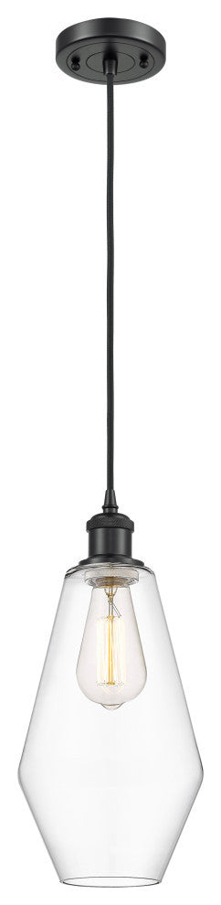 Innovations 516-1P-BK-G652-7-LED 1-Light Mini Pendant, Matte Black