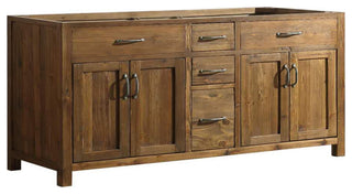 Bryson 72" Vanity Base Only, Walnut