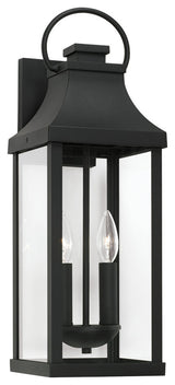 Capital Lighting 946421 Bradford 2 Light 21" Tall Outdoor Wall - Black