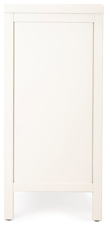 Beaumont Lane Metropolitan Living Console Cabinet in White